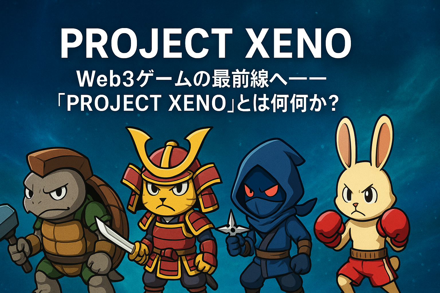 PROJECT XENO（プロジェクト・ゼノ）とは何か？新時代のGameFi – Web3ゲームの最前線へ
